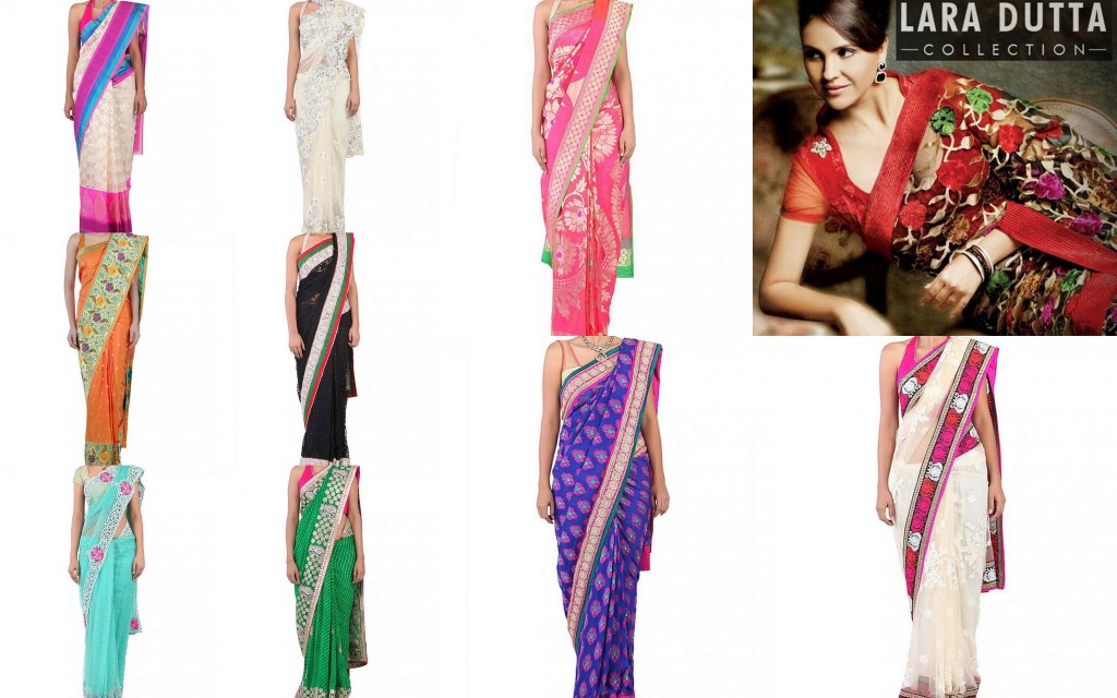 lara dutta sari collection
