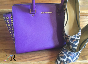 Purple Lips and Cheetah Shoes 1